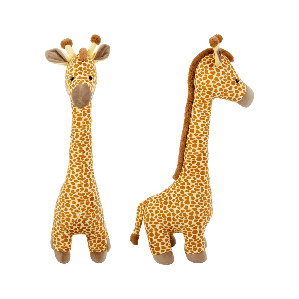 Plyšová hračka - žirafa Gismo - bílá/hnědá, Moderní, textil (22/31/102cm) - Bessagi Kids