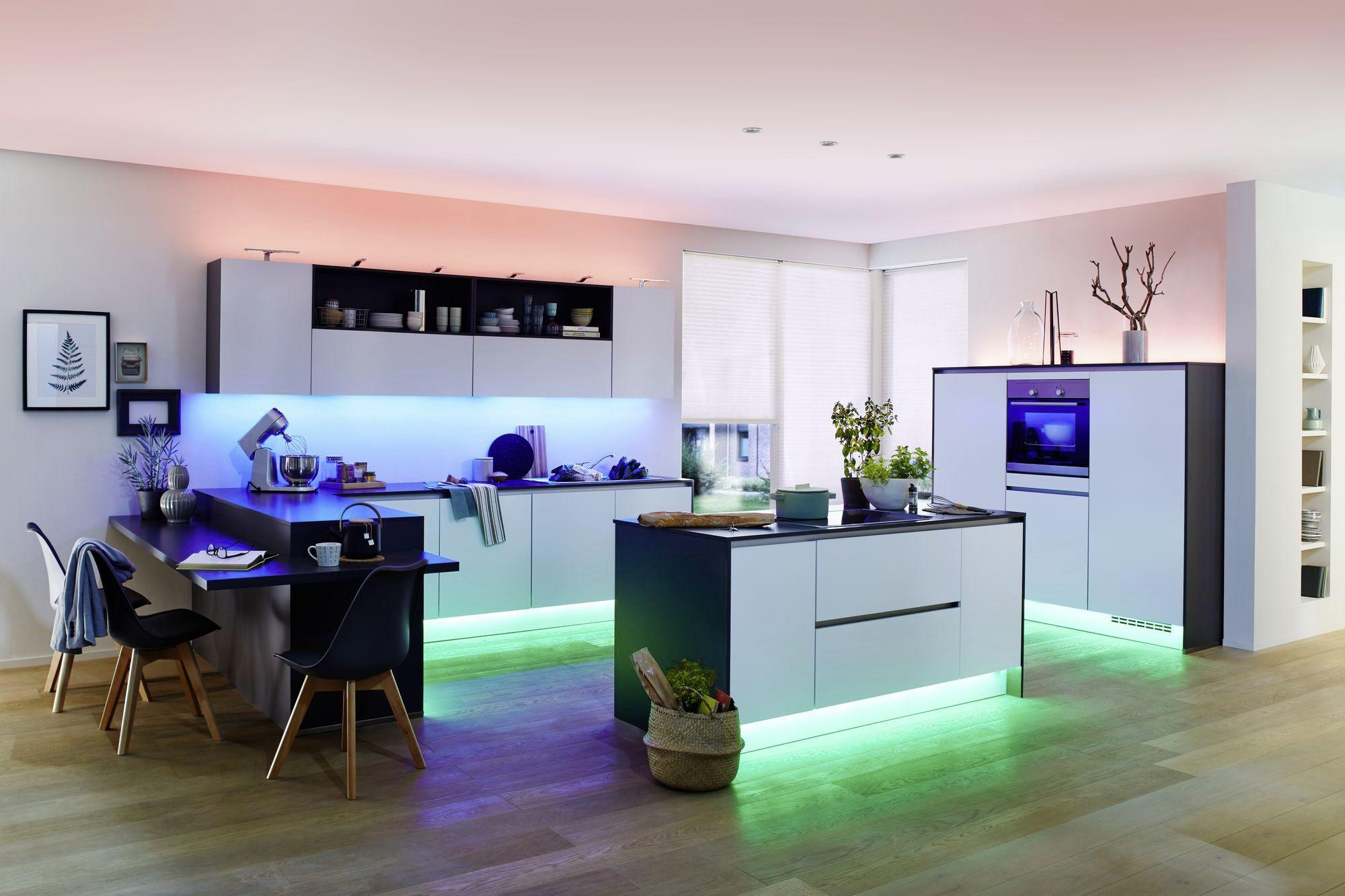 LED-Stripe 100 cm dimmbar - Silberfarben, Basics, Kunststoff (100cm) - Paulmann