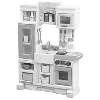 Spielküche Innenstadt Kunststoff Ab 2 Jahren + Sound - Weiß/Grau, Basics, Kunststoff (81,9/112,4/26cm) - Ambia Garden