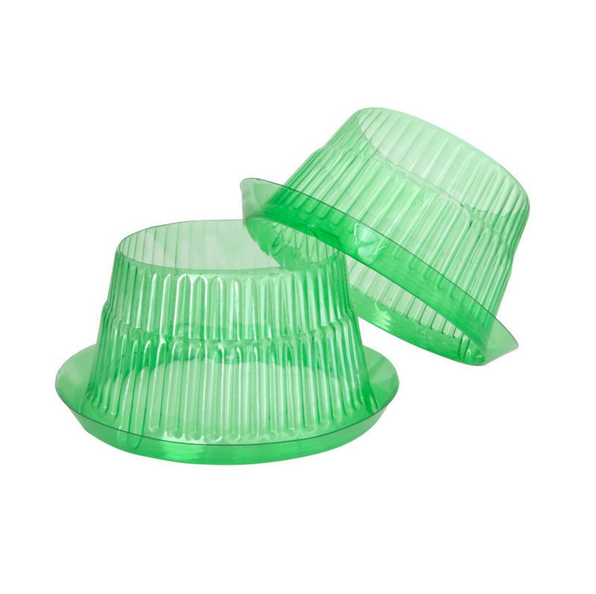 Schnecken-Abwehrband Schnecken-Schutzring 6stk. - Grün, Basics, Kunststoff (23/11/23cm) - Windhager