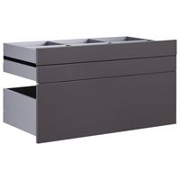 Schubladeneinsatz Unit Anthrazit B: 91 Cm 3 Fächer - MODERN, Holzwerkstoff (91/50,3/47cm) - Ondega