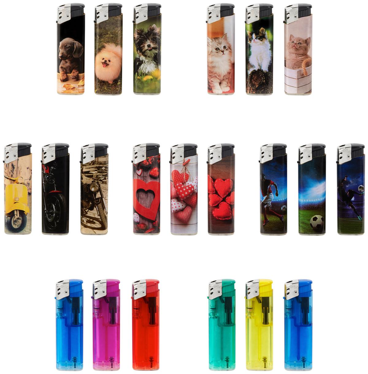 Öngyújtó Ariana - barna/fekete, Konventionell, műanyag (2.5/8.5cm) - Homezone