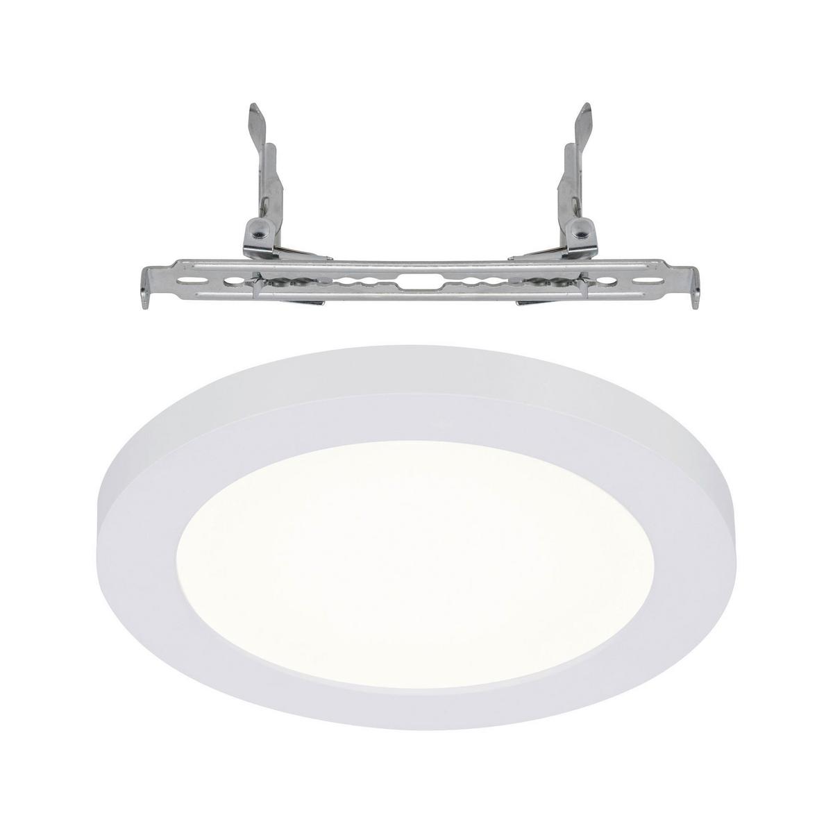 LED-Deckenleuchte Ø 16,5 cm Weiß Rund - Weiß, Basics, Kunststoff (16,5cm) - Paulmann