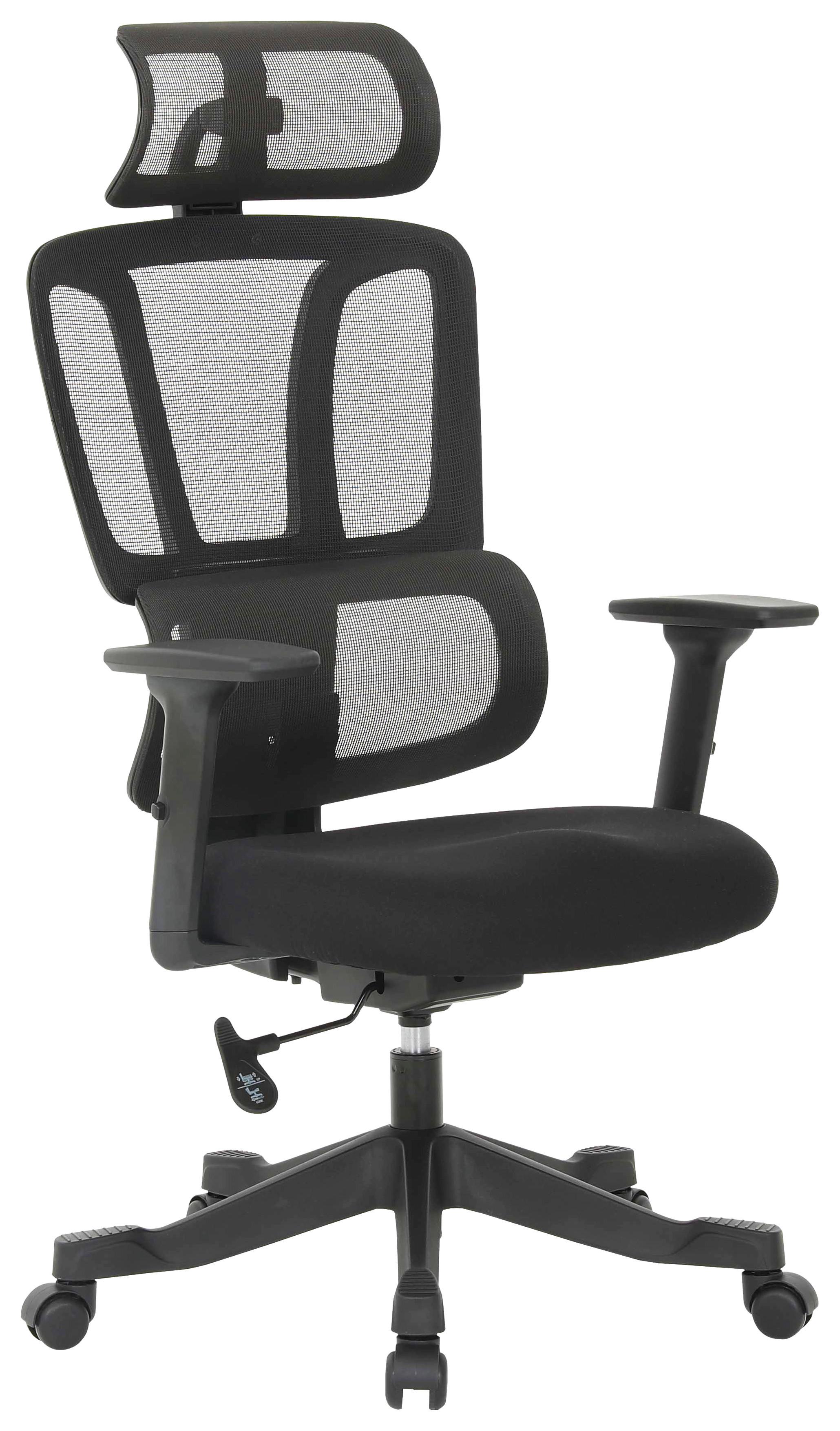 OTOČNÁ ŽIDLE NOEMI - černá, Design, kov/dřevo (65/122-130/62cm) - Mömax