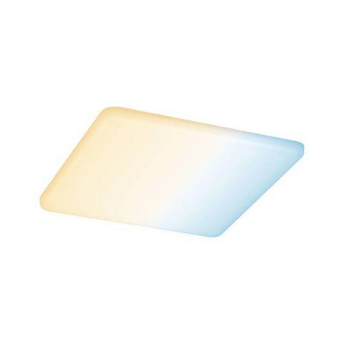 LED-Paneel L: 18,5 cm dimmbar - Weiß, Design, Kunststoff (18,5/18,5cm) - Paulmann