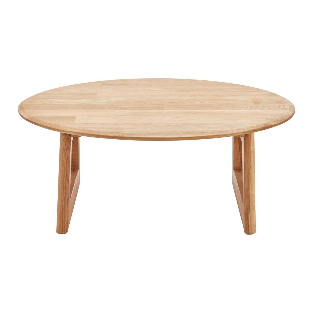 Konferenční stůl masiv Biella přirodní - přírodní barvy, Moderní, dřevo (80/80/30cm) - Bessagi Home