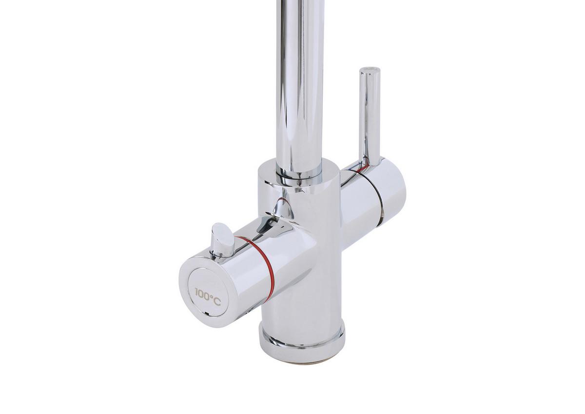 Küchenarmatur Thermoflow100 - Weiß, Trend, Kunststoff/Metall (21/45,3/21cm)