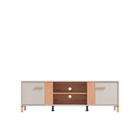 Tv-elem Belfort - tölgyfa színű/fehér, Modern, faalapú anyag (163,5/52/40cm)