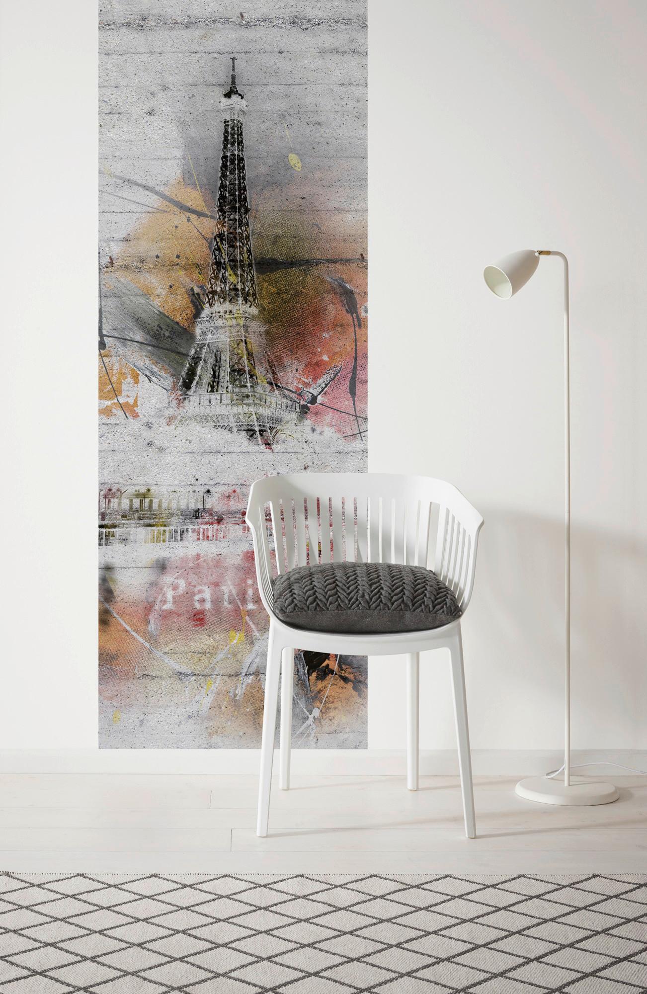 Vliestapete Paris - Multicolor, Basics (100/280cm) - Komar