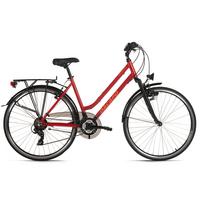 Trekkingrad 401t Flachlenker - Rot, Basics, Metall (25/140/60cm)