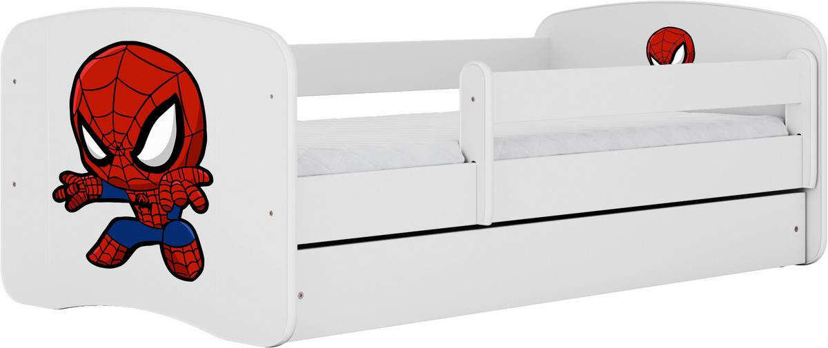 Kinder-/Juniorbett Babydreams Weiß B: 80cm - Birkefarben/Weiß, MODERN, Holz/Holzwerkstoff (80/160cm) - MID.YOU