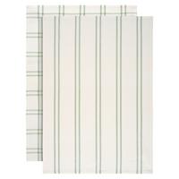 Sada utierok na riad Alice, 50/70cm - biela/šalviovozelená, Konventionell, textil (50/70cm) - Mömax