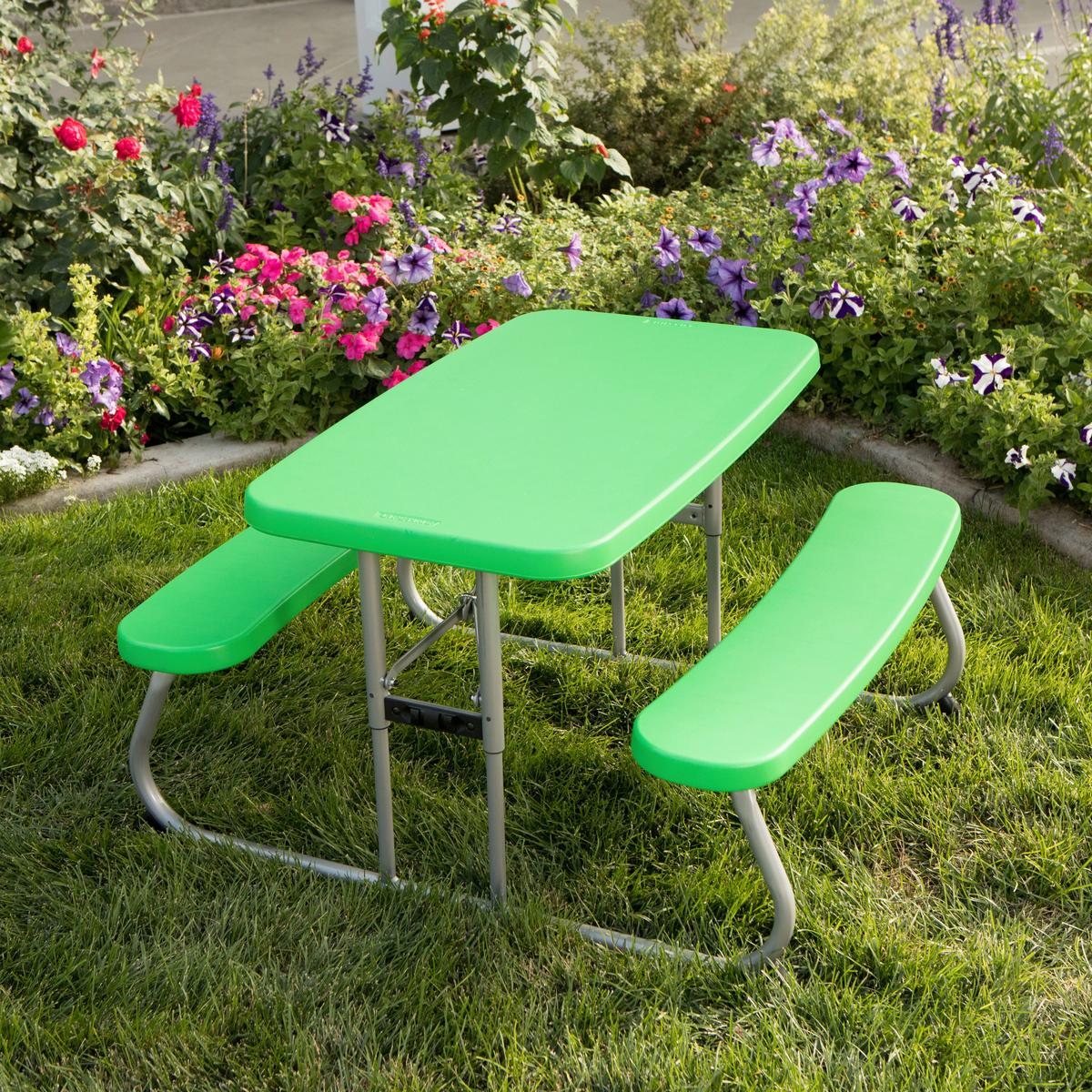 Kinder-Gartenset lm260262 - Hellgrün, KONVENTIONELL, Kunststoff (90/53/83cm)
