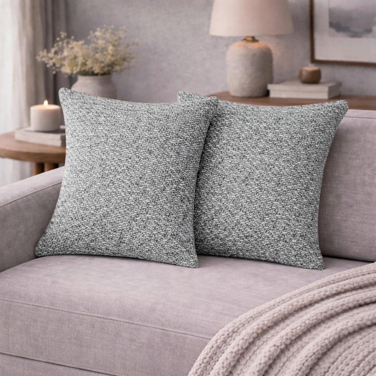 Kissenhüllen-set Fjella - Salbeigrün, Basics, Textil (40/40cm)