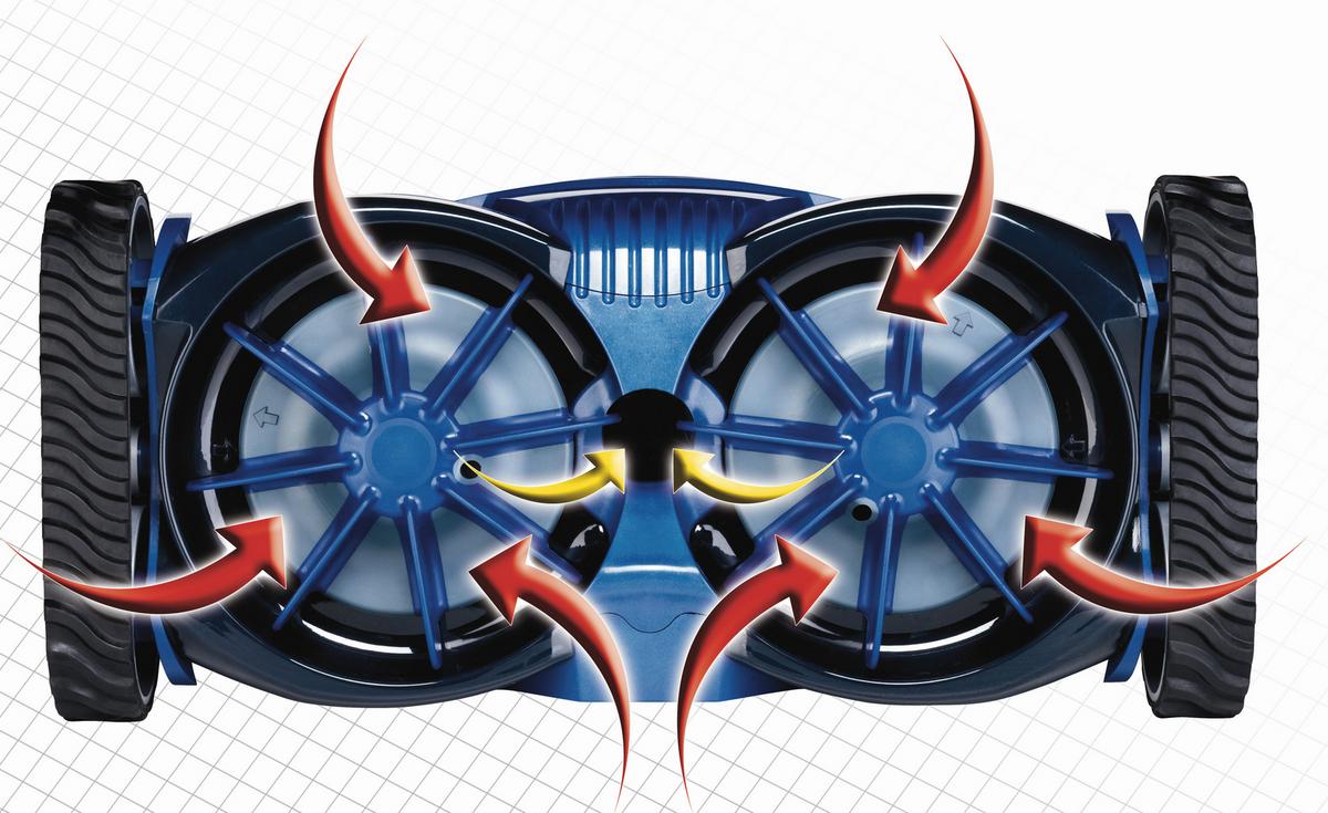 Poolsauger Mx8 - Blaugrau, KONVENTIONELL, Kunststoff (41/19/22cm) - Gre