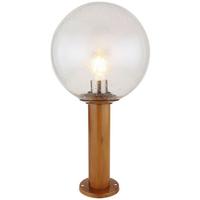 Außenleuchte Ossy 15 Watt Glas - Klar/Naturfarben, Basics, Glas/Metall (25/50cm) - Globo