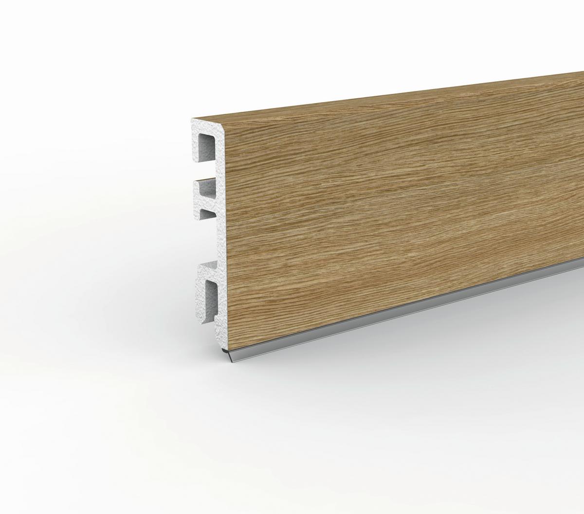 Sockelleiste Doellken Cubica60 Hainich - Braun, Basics, Kunststoff (250/1.3/6cm)