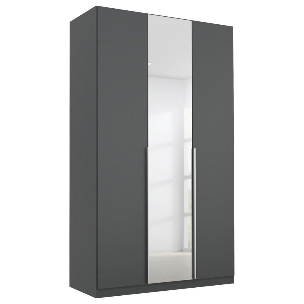 Drehtürenschrank Mit Spiegel B: 136 Cm Alabama, Grau