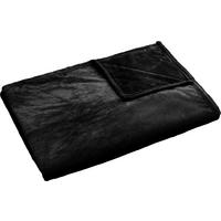 Wohndecke Hilton Schwarz 140x200 cm - Schwarz, Textil (140/200cm)