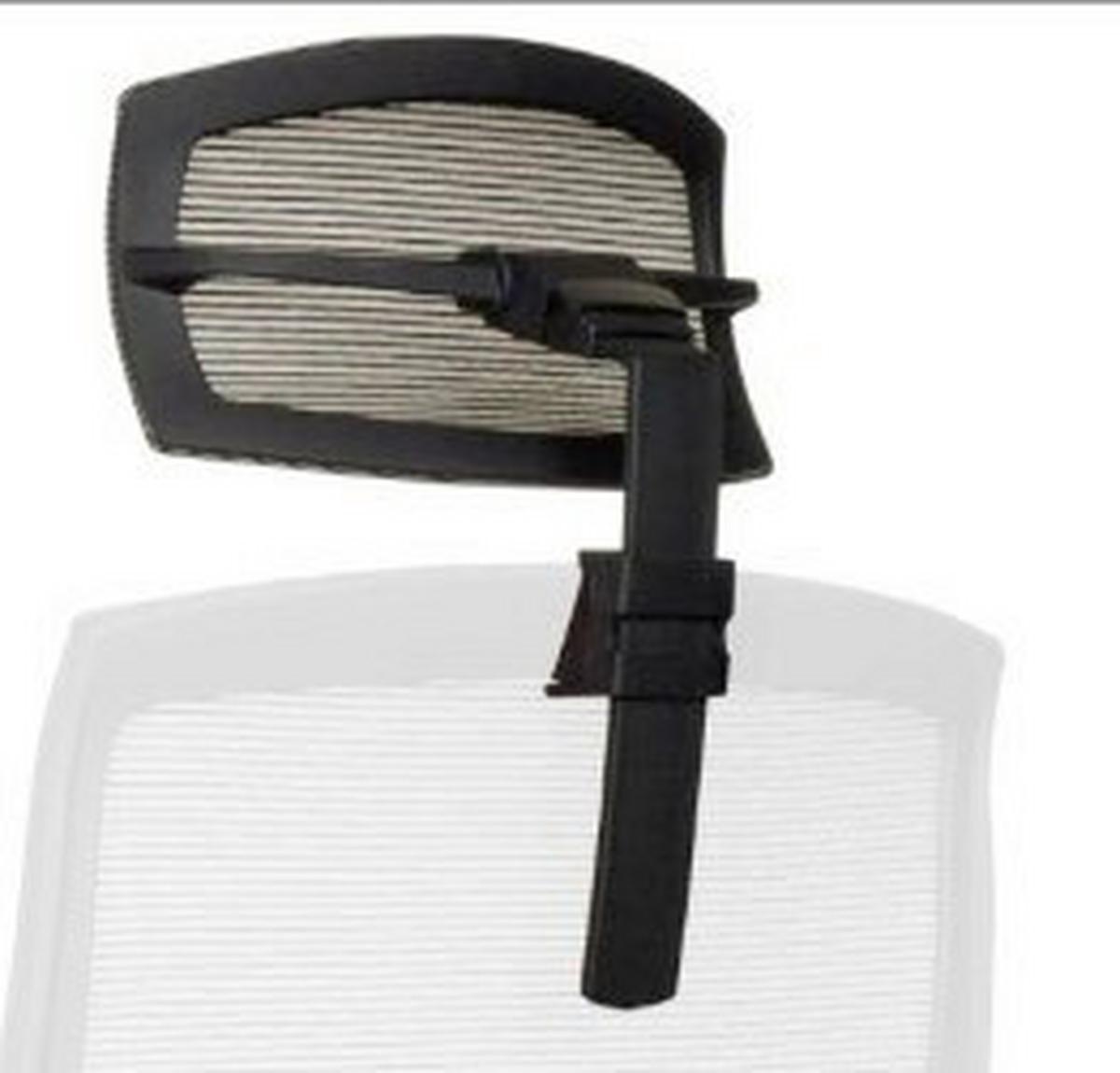 Kopfstütze Schwarz B: 29 Cm - Schwarz, MODERN, Kunststoff/Textil (29/15-30/12cm) - MID.YOU