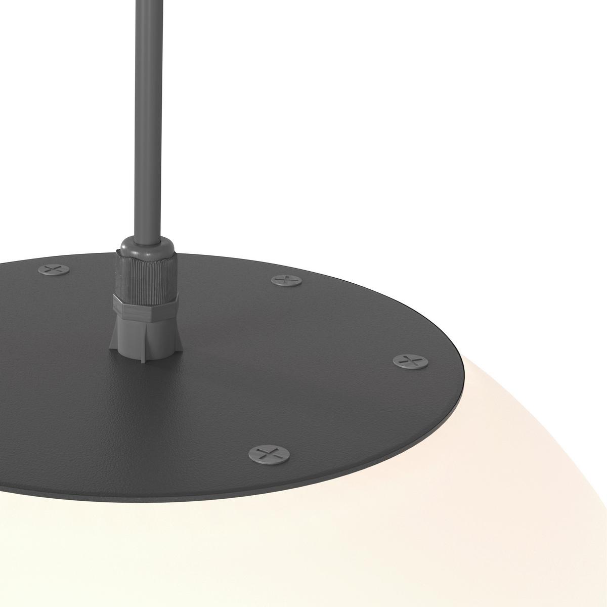 Außenleuchte Erda - Schwarz/Weiß, Basics, Kunststoff/Metall (30/36cm) - MAYTONI