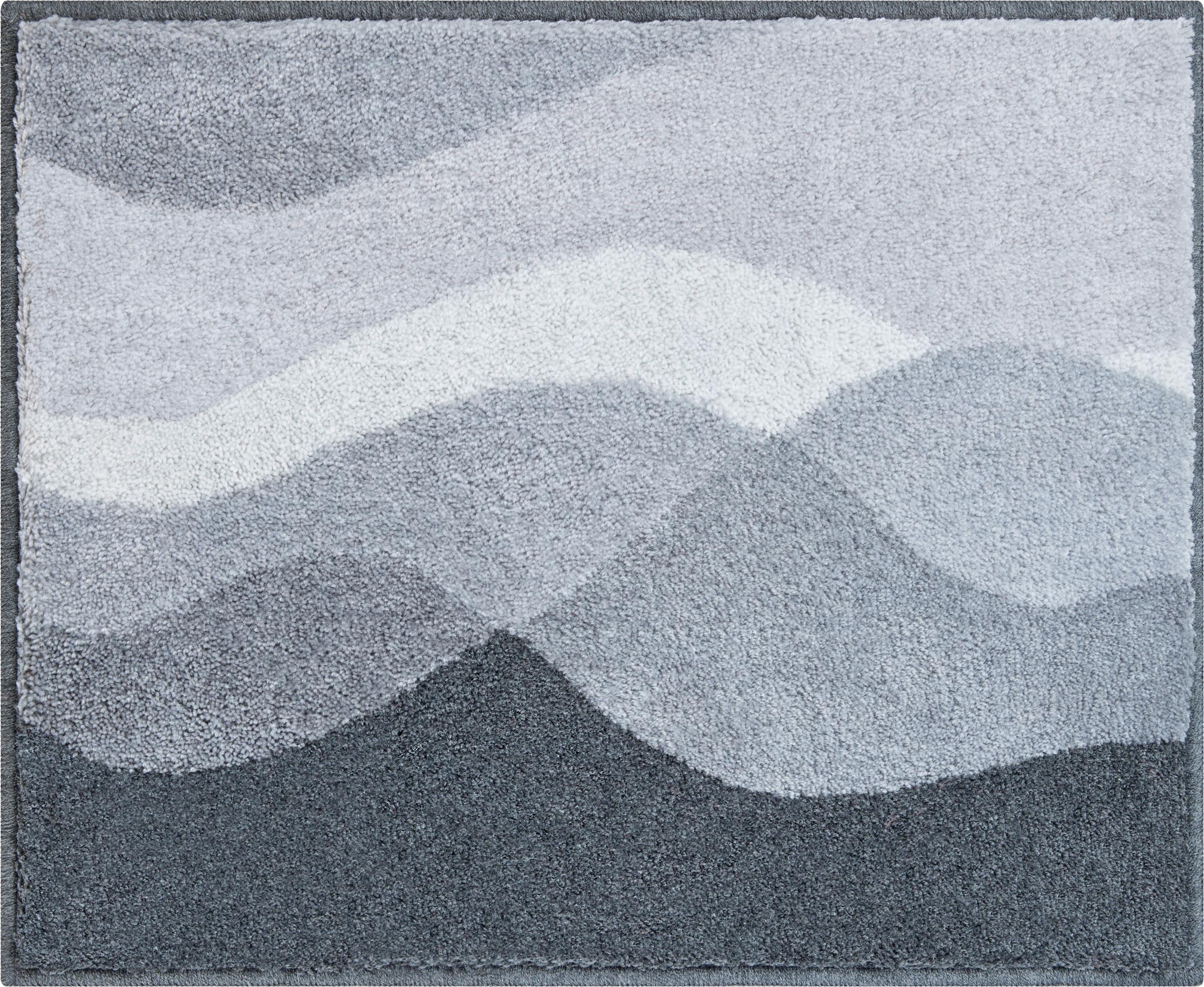 KOBERČEK DO KÚPEĽNE B4366-063001068 - antracitová, Basics, textil (55/65cm) - Grund