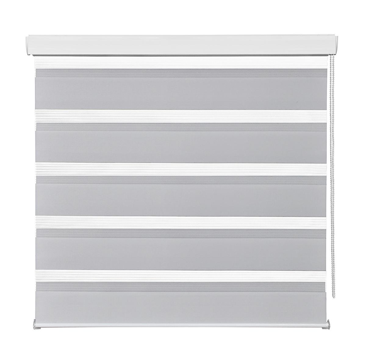 DUÁLNÍ ROLETA THOMAS - šedá, textil/plast (90/210cm) - Premium Living