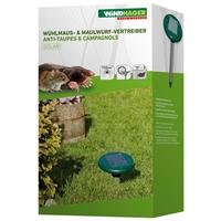 Ultraschall-Tiervertreiber Wühlmaus Solar 4 Star - Grün, Basics, Kunststoff (160cm)