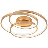 LED-Deckenleuchte Carina - Cappuccino, MODERN, Kunststoff/Metall (40/8cm) - Luca Bessoni