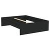 Unit Elements Bettrahmen 140x200 cm Anthrazit - Anthrazit, KONVENTIONELL, Holzwerkstoff (140/200cm) - Ondega