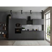 Küchenblock Oliver Grau B: 340 cm - Grau, Design, Holzwerkstoff (340cm) - Respekta