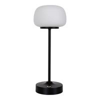 Akku-Tischleuchte 3199222 - Schwarz/Weiß, Design, Glas/Metall (9,1/10,6/27,8cm) - Näve