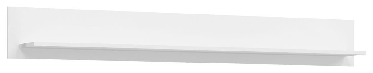 Wandboard Skylight Weiß Hochglanz B: 170 Cm - Weiß Hochglanz, Design, Holzwerkstoff (170/22/21cm) - MID.YOU