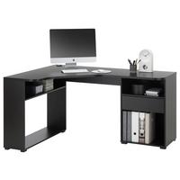 Gaming Tisch Bc 3155 Schwarz B: 110-150 Cm - Schwarz, Design, Holzwerkstoff (110/150/74/50cm) - MID.YOU