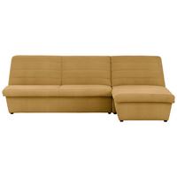 Ecksofa Looks Viii - Senfgelb/Schwarz, Design, Textil (274/168cm) - LOOKS by W.Joop