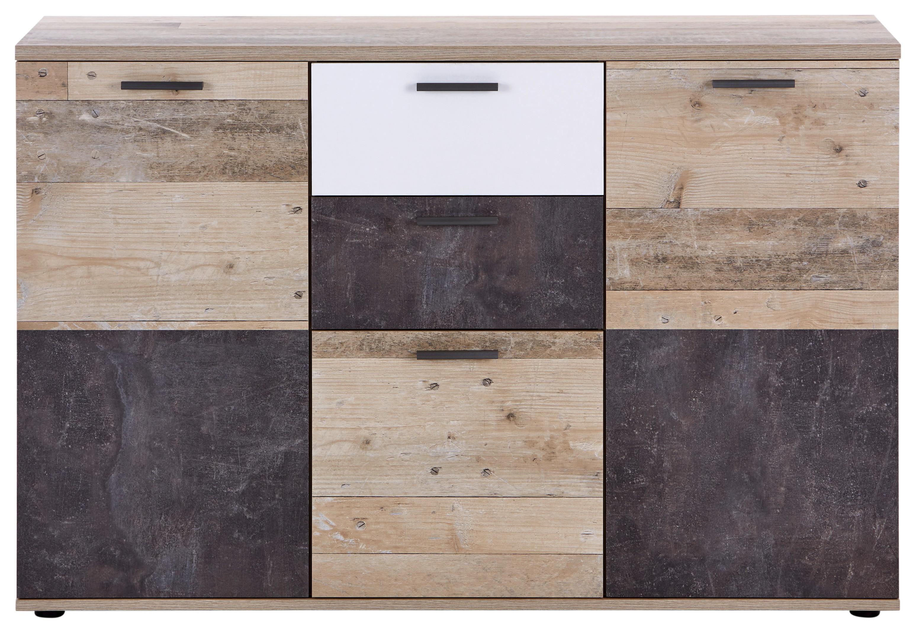 Komoda Sofia Sfak02 - Moderný, kompozitné drevo/plast (126,6/85,3/40cm)
