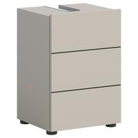 Waschbeckenunterschrank Vira Kaschmir B: 38 Cm - Kaschmir/Schwarz, MODERN, Holzwerkstoff (38/56/34cm) - MID.YOU