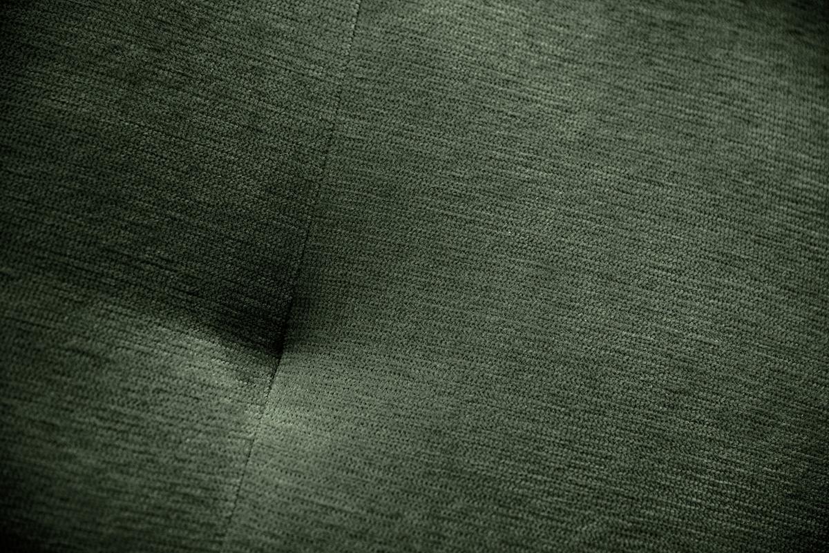 Ecksofa Fluffy Dunkelgrün S: 269x184 Cm - Dunkelgrün/Schwarz, MODERN, Textil (269/184cm) - Trendmanufaktur