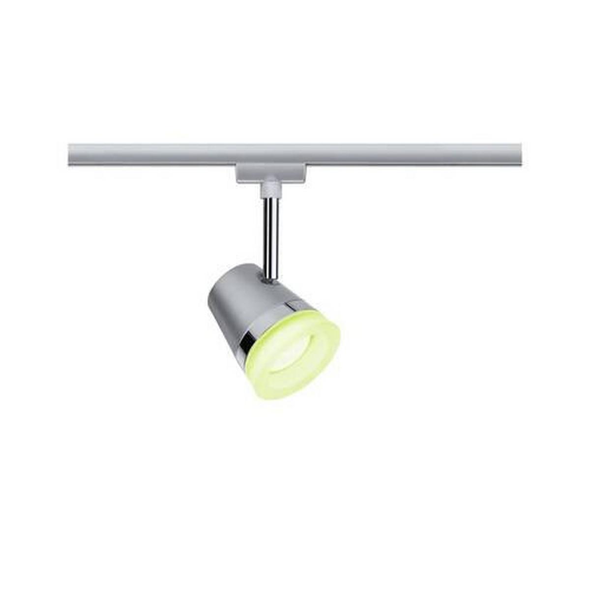 Schienensystem Urail Strahler 95525 In Chromfarben, Dimmbar - Chromfarben, Basics, Kunststoff/Metall (8,5/18,5cm) - Paulmann