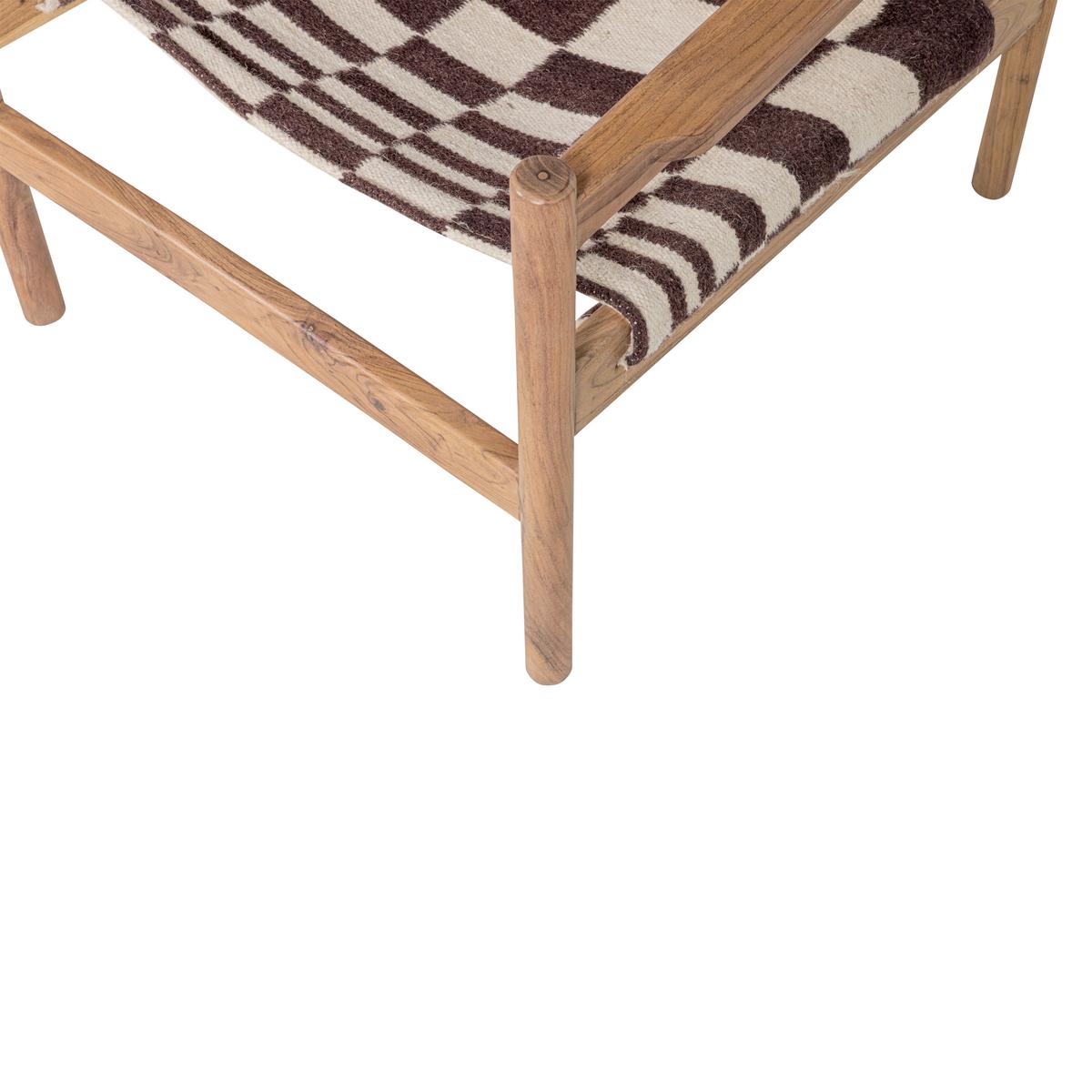 SESSEL Zano Braun/Naturfarben B: 73cm - Braun/Naturfarben, MODERN, Holz/Textil (73/76/67cm) - Livetastic