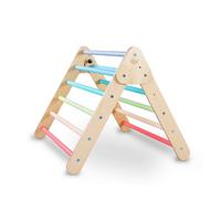 Kletterdreieck Multicolor, B/h/t: 70x82x63cm - Multicolor, Basics, Holz (70/82/63cm) - tiSsi
