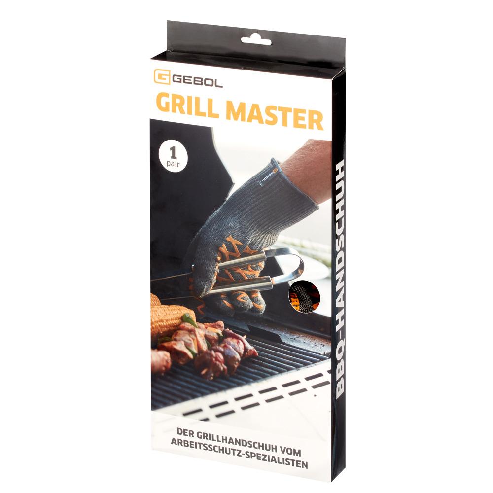 Grillhandschuh Grill Master Aus Kunststoff - Gelb/Grau, Basics, Kunststoff (40/18/3,5cm)