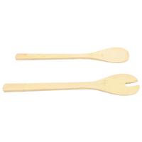 Salátový příbor Bamboo - přírodní barvy, Moderní, dřevo (30/6/2cm) - Zandiara