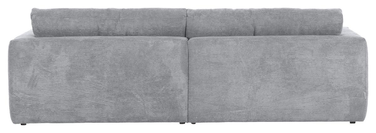 Bigsofa Manolis Hellgrau B: 260 Cm - Hellgrau/Schwarz, KONVENTIONELL, Textil (260/66/115cm) - MID.YOU