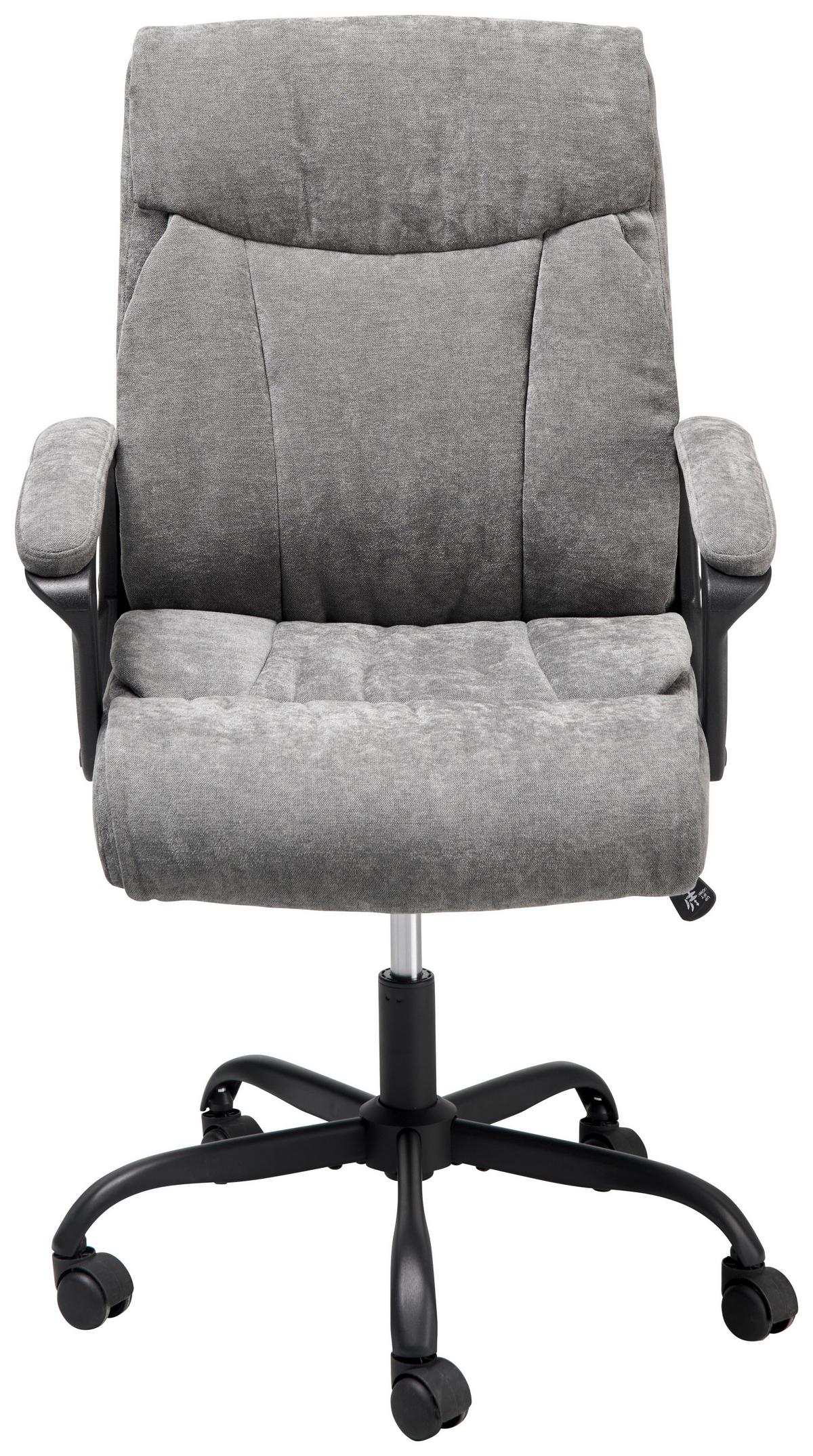 Drehstuhl Sab Diego - Schwarz/Grau, LIFESTYLE, Holz/Kunststoff (62/99-107/65cm) - MID.YOU