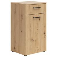 KOMODA MULTISTAURAUM - černá/antracitová, Moderní, kompozitní dřevo/plast (45/83/40cm)