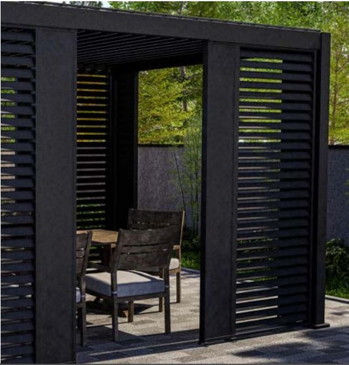 Dekoelement Deluxe/Classic Anthrazit - Anthrazit, MODERN, Metall (31/235/6cm) - Gardenson