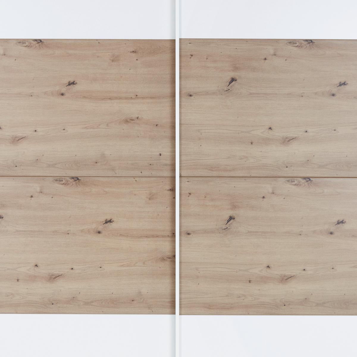 Schwebetürenschrank B: 225 cm Feldkirch Weiß / Eiche Dekor - Weiß/Eiche Artisan, MODERN, Holzwerkstoff (225/229/62cm) - Luca Bessoni
