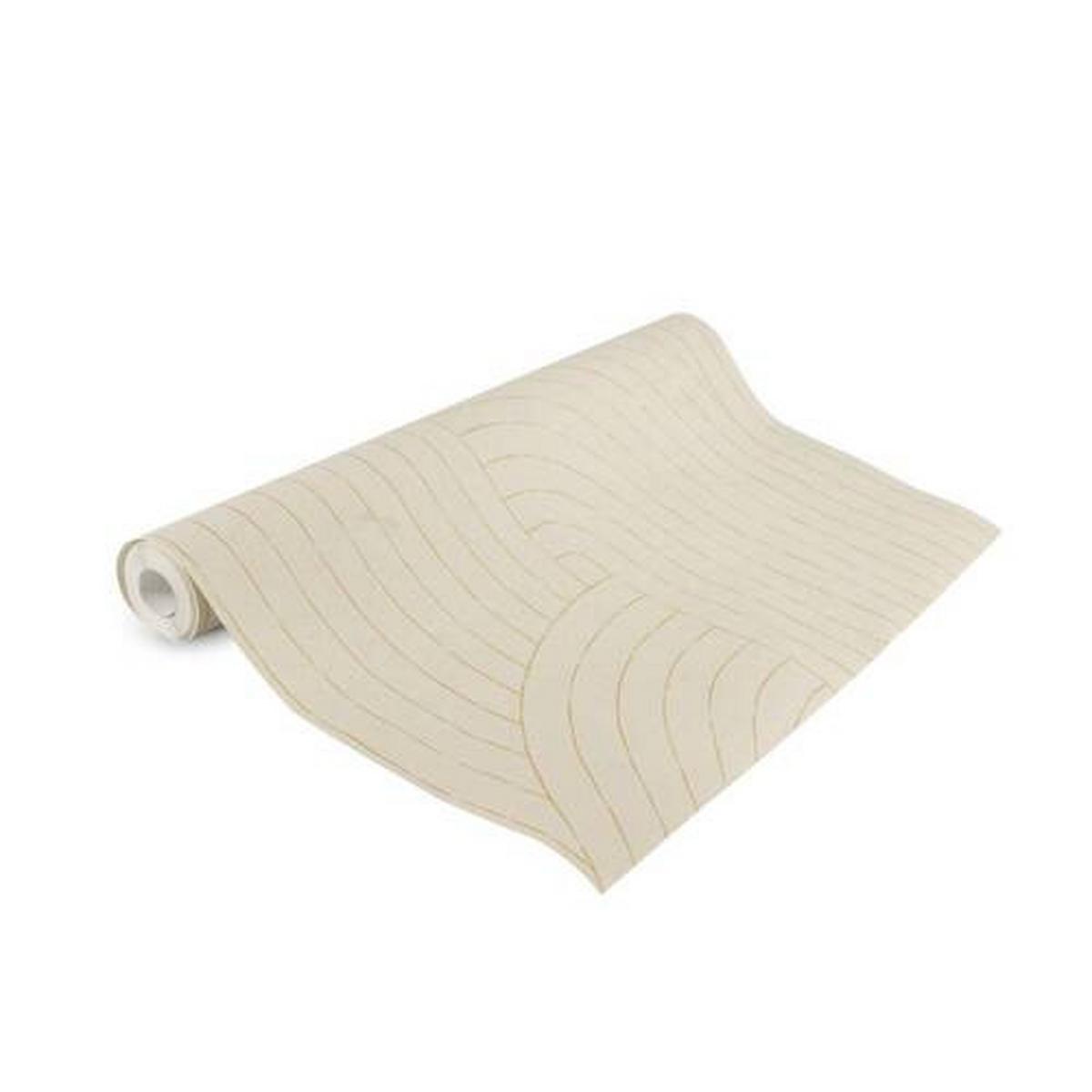 Vliestapete 118159 - Taupe, Basics, Papier/Kunststoff (53/1005cm)