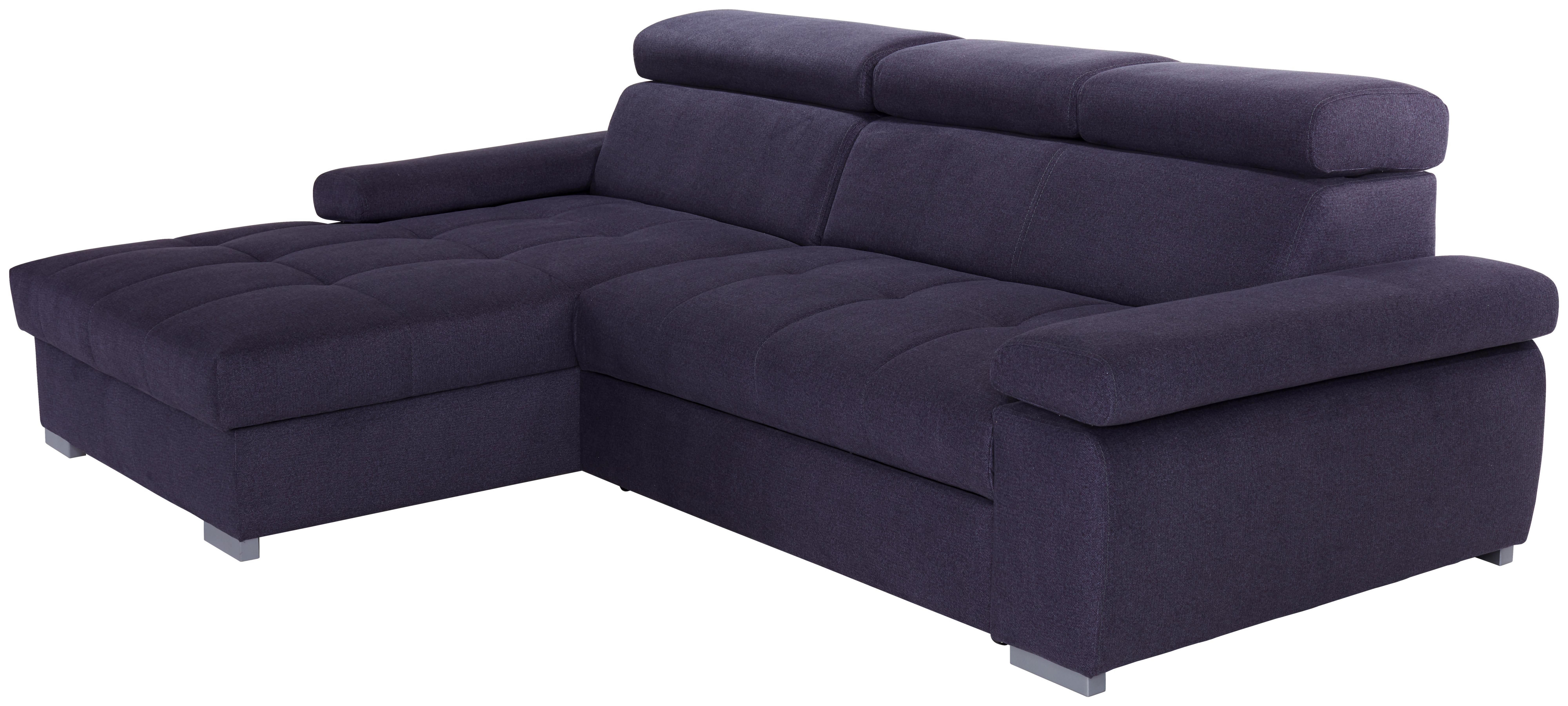 Sarokgarnitúra Perry - Antracit, modern, Textil (183/292cm) - Luca Bessoni